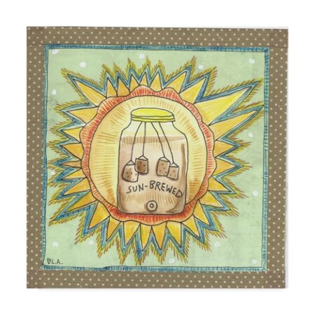 Trademark Fine Art Summer Sun Brewed by Cherry Pie Studios, 14x14-Inch Fine Art, Multicolor